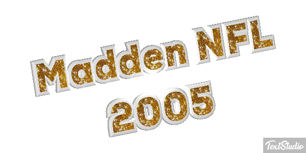 Madden NFL 2005 Efeito do texto