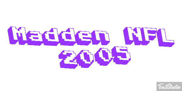 Madden NFL 2005 Efeito do texto