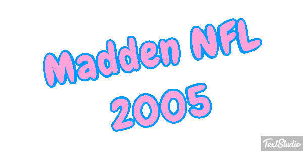 Madden NFL 2005 Efeito do texto