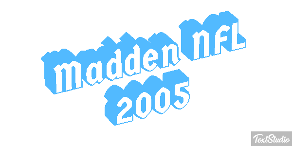 Madden NFL 2005 Efeito do texto