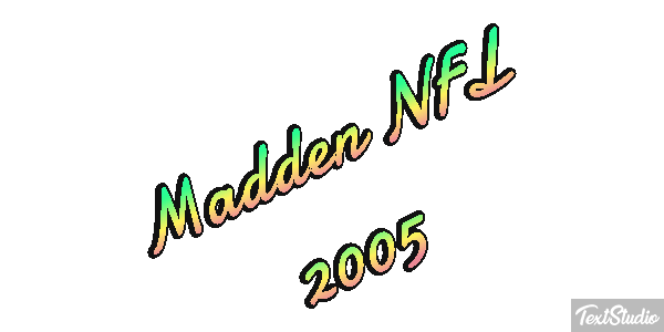Madden NFL 2005 Efeito do texto