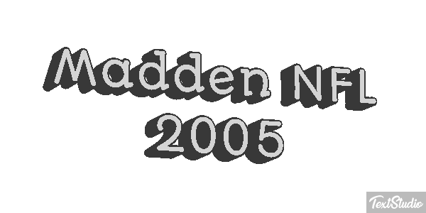Madden NFL 2005 Efeito do texto