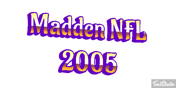 Madden NFL 2005 Efeito do texto