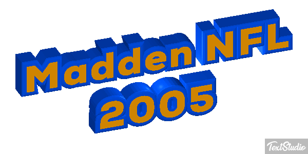 Madden NFL 2005 Efeito do texto