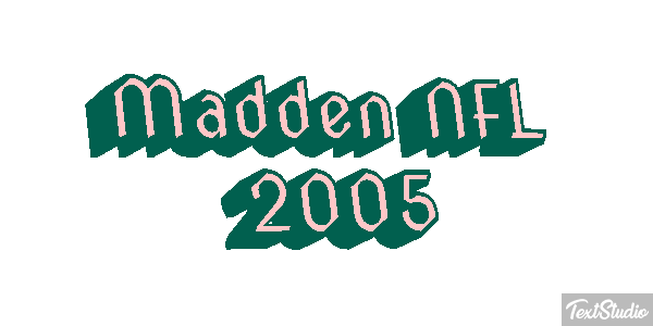 Madden NFL 2005 Efeito do texto