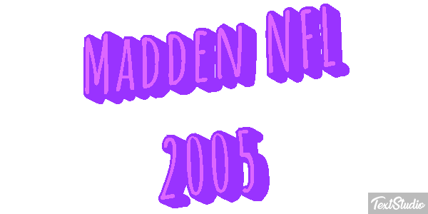 Madden NFL 2005 Efeito do texto