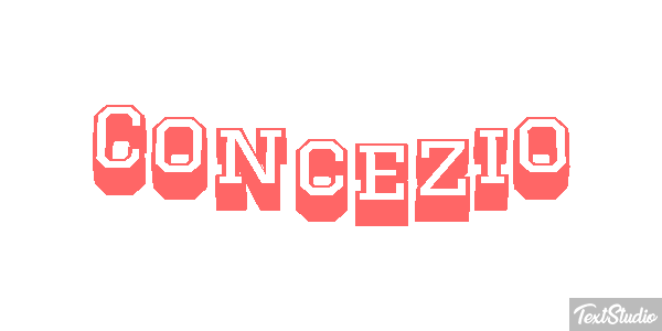 Concezio Effetto testo