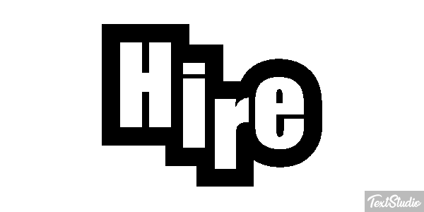 Hire Efecto de texto