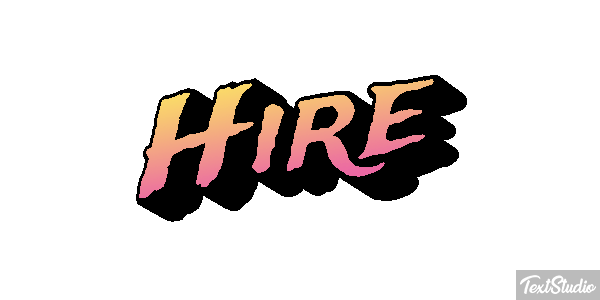 Hire Efecto de texto