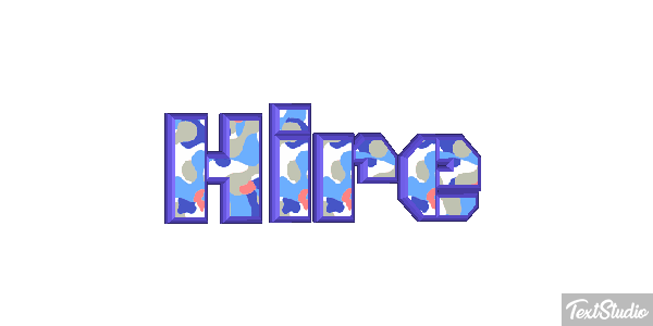 Hire Efecto de texto