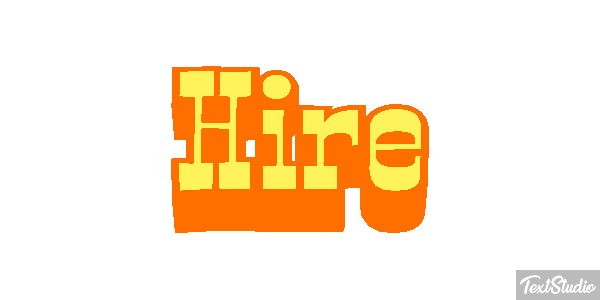 Hire Efecto de texto