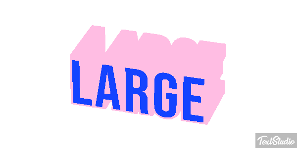 Large Efecto de texto