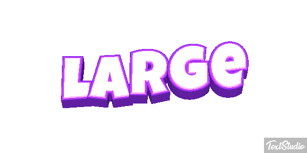 Large Efecto de texto