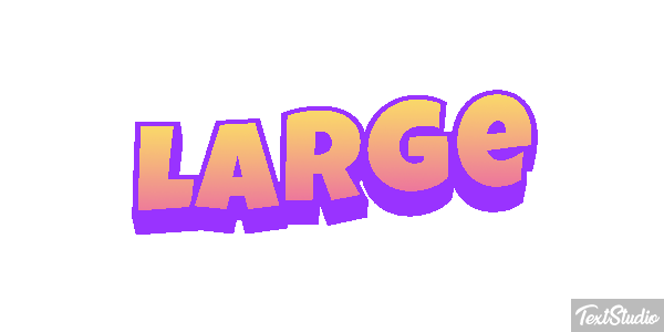Large Efecto de texto