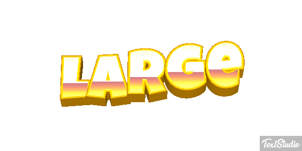 Large Efecto de texto