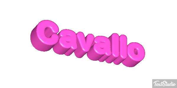 Cavallo Effetto testo
