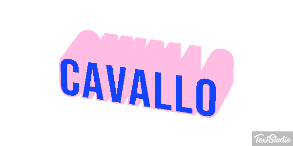 Cavallo Effetto testo