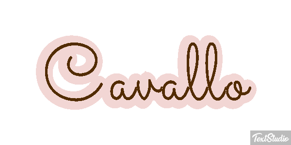 Cavallo Effetto testo