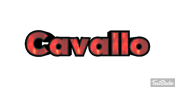 Cavallo Effetto testo