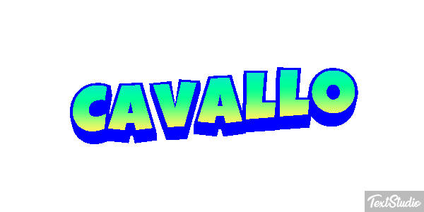 Cavallo Effetto testo