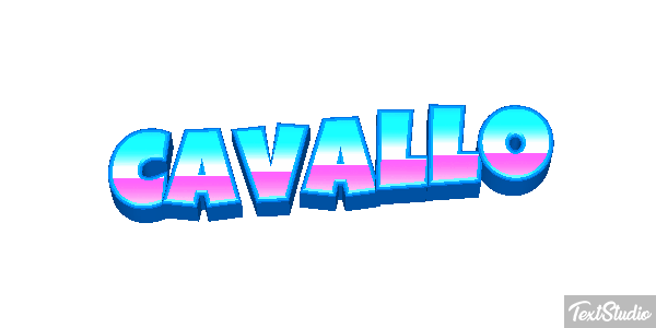 Cavallo Effetto testo