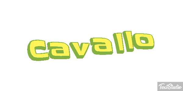 Cavallo Effetto testo