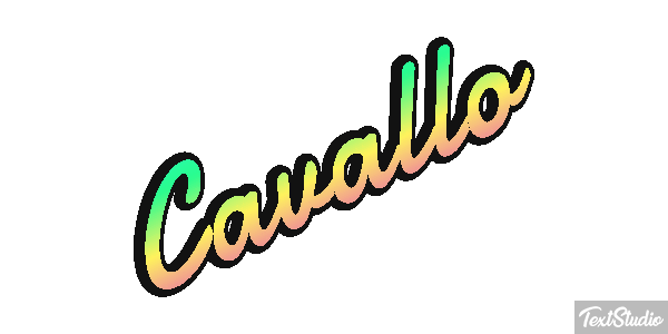 Cavallo Effetto testo