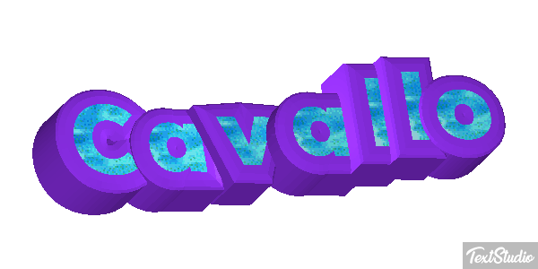 Cavallo Effetto testo