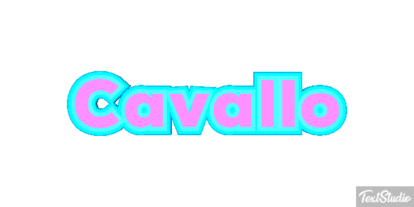 Cavallo Effetto testo