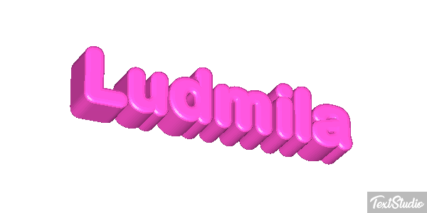 Ludmiła Text effect