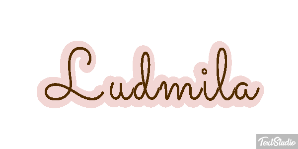 Ludmiła Text effect