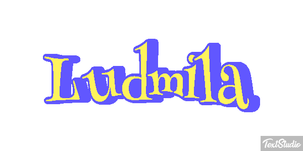 Ludmiła Text effect