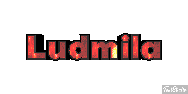 Ludmiła Text effect
