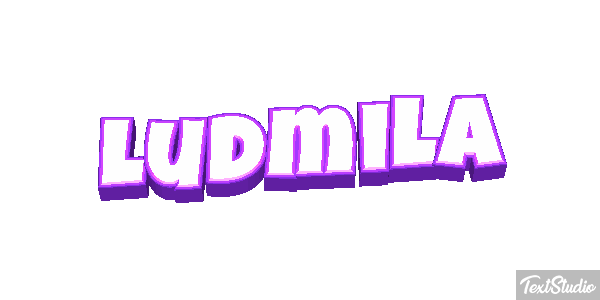 Ludmiła Text effect