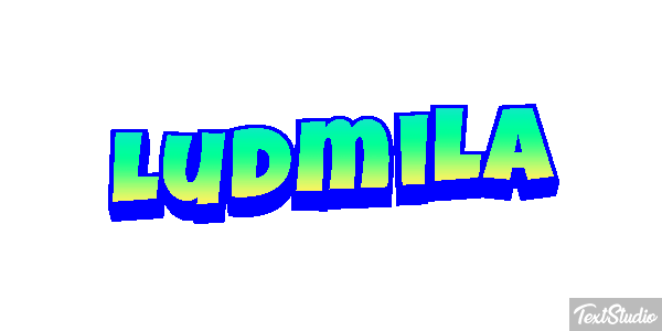 Ludmiła Text effect