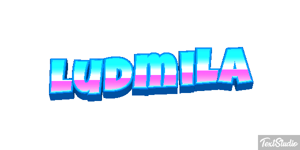 Ludmiła Text effect