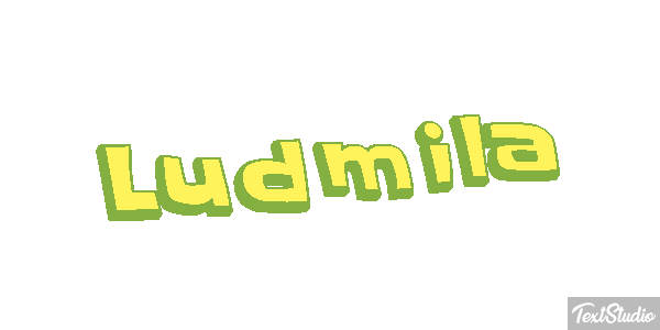 Ludmiła Text effect