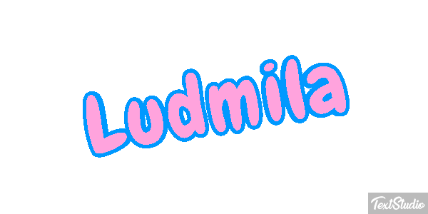 Ludmiła Text effect