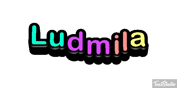 Ludmiła Text effect