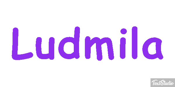 Ludmiła Text effect