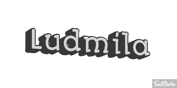 Ludmiła Text effect