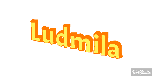 Ludmiła Text effect