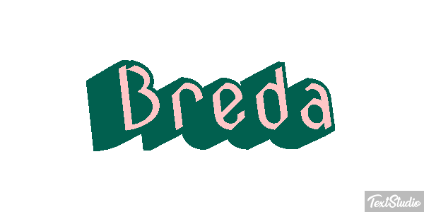 Breda Text effect