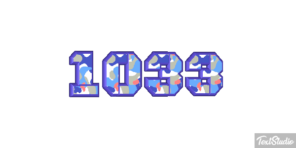 1033 Text effect