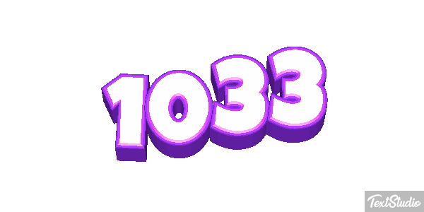 1033 Text effect