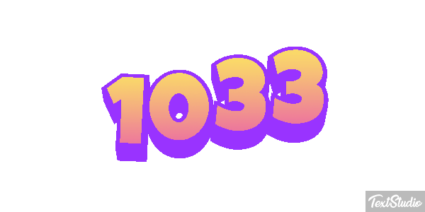 1033 Text effect