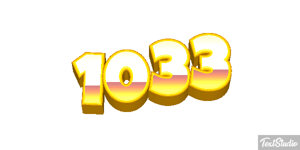 1033 Text effect