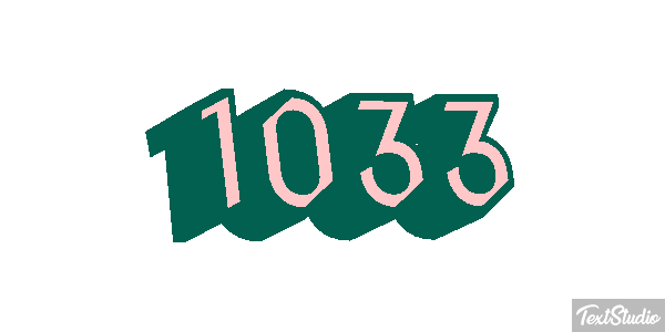 1033 Text effect