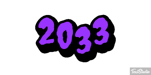 2033 Efeito do texto