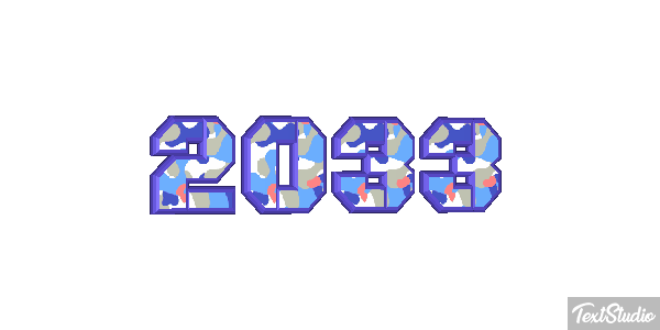 2033 Efeito do texto